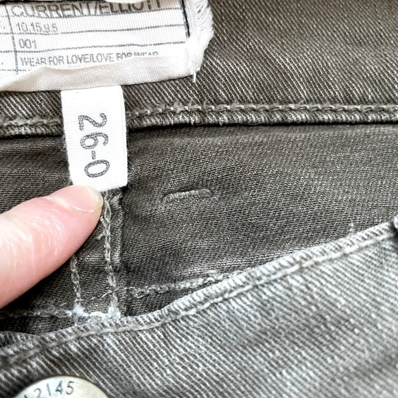 Current/Elliott Skinny Cargo in Combat Green, Size 26 - Picture 3 of 5